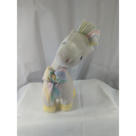 Eden Other - Vintage Eden Musical Wind Up Giraffe Pastel Colors Stuffed  Plush Toy Neck Moves